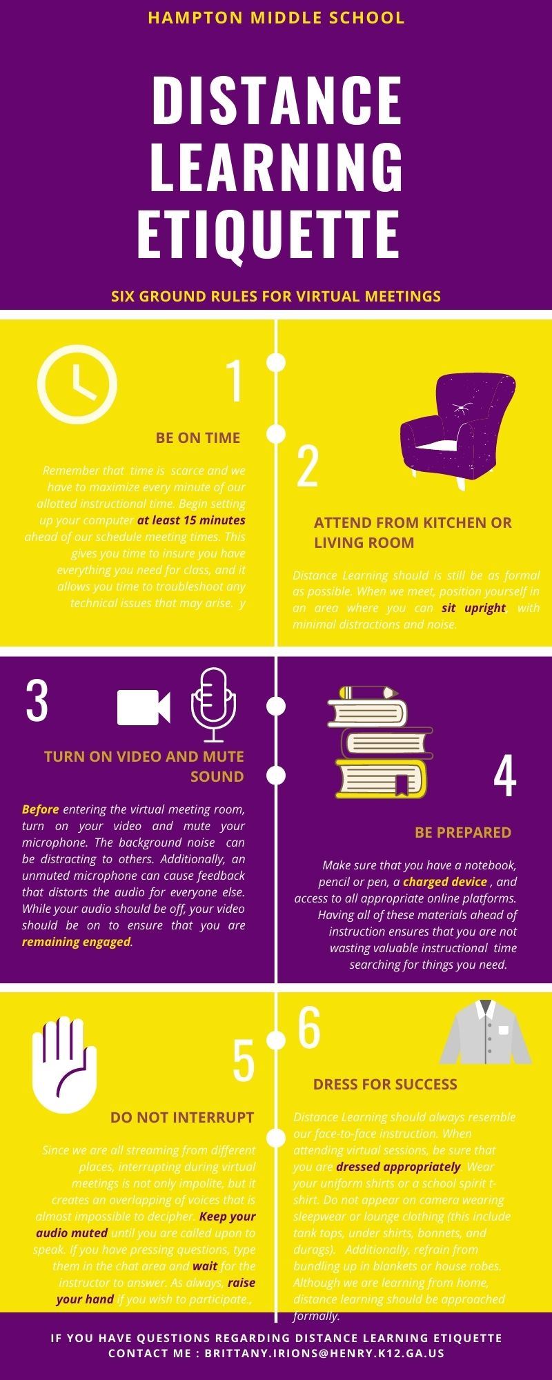 Distance Learning Etiquette